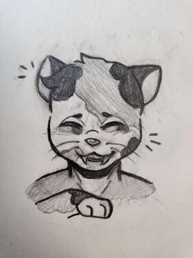 Bust-Up Sketch Example