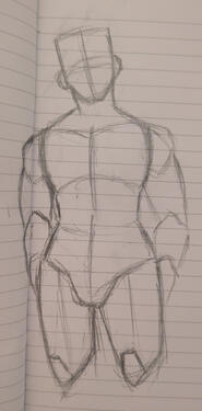 Knees-Up Sketch Example